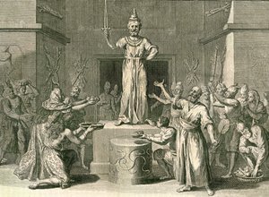 The Tutelary God of the Island of Ceylon by Bernard Picart
